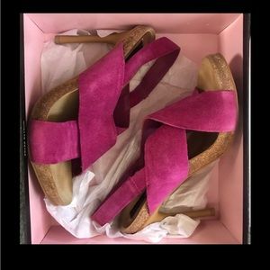 Steve Madden heels “Fuchsia color” Sandals Cross.